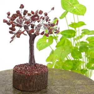 Crystal Tree Red Jasper Happy Medium