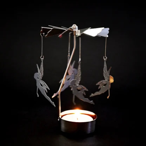 Products: Spinning Candle Holder Flying Fairy Happy Medium