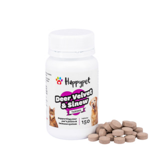 Products: NZ Deer Velvet & Sinew Tablets for Cats & Dogs - Pet Health Supplement