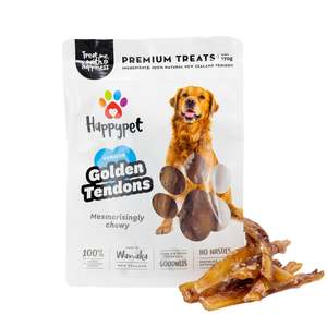 Dog Chews: Golden Tendons - Venison Dog Chews
