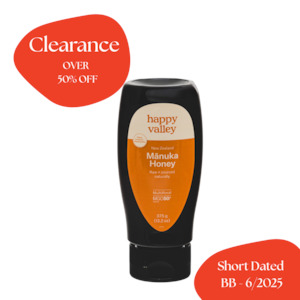 Creamy & Squeezy MGO50+ Mānuka Honey Clearance