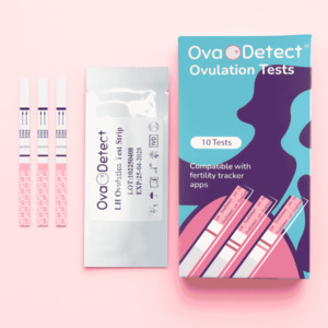 Ovulation Tracking: 10 OvaDetect LH Ovulation Test Strips