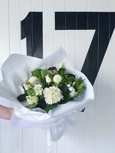 Get Well Soon: Elegant White Bouquet