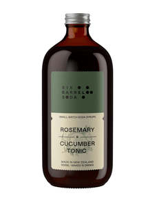 Pantry: Rosemary + Cucumber Tonic Syrup - Six Barrel Soda Company