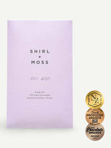 CHOCOLATE Fig & Nib 70% Dark Chocolate Bar - Shirl + Moss