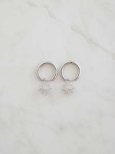 Star Gazing Hoop Huggies - Sophie Store