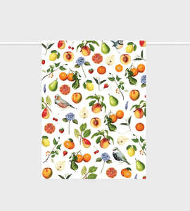 Kitchen Table: Summer Fruits Tea Towel - Father Rabbit