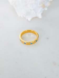 Jewellery And Accessories: Turquoise Stacking Band - Fairley