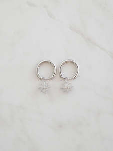 Star Gazing Hoop Huggies - Sophie Store