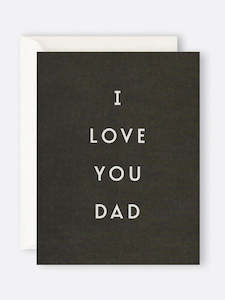 I Love You Dad Gift Card - Father Rabbit