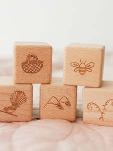 Childrens Gifts: Aroha Wooden Block Set