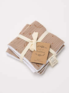 Muslin Washcloth set of 2 - Over the Dandelions