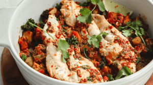 Romesco Baked Fish