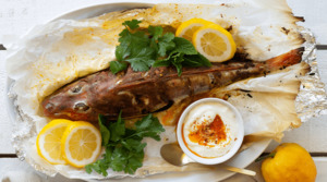 Products: Curried Whole Fish w/ Chilli Yoghurt