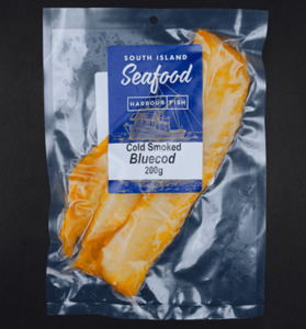 Cold Smoked Blue Cod Fillets 200g