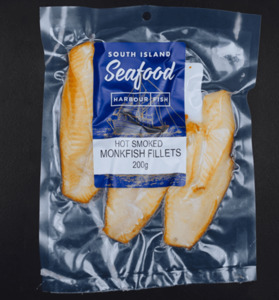 Hot Smoked Monkfish Fillets 200g