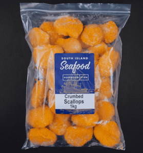 Products: Scallops Frozen Crumbed 1kg