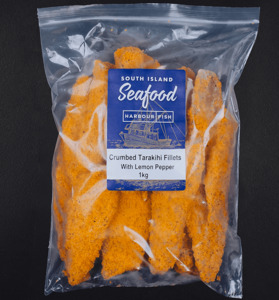 Products: Tarakihi Fillets Crumbed 1kg