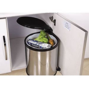 Swing Out Bin 1 x 14Litre SS - Hardware & Handles NZ