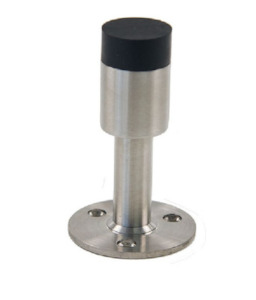 Brand Sylvan: Sylvan Wall & Floor Mounted Door Stop Stainless Steel Finish