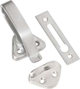 Brand Tradco: Hopper Window Fastener Satin Chrome L74xW39xP31mm