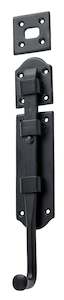 Brand Tradco: Tower Bolt Iron Matt Black H175xW40mm