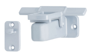 Brand Miles Nelson: MILES NELSON DOOR STOP LATCHING SATIN CHROME