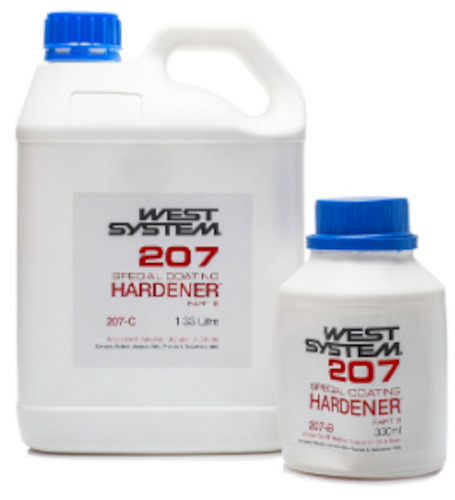 Brand West Systems: West Systems 207 Hardener 333 ml,1.33Litres,3.35Litres,6.7Litres