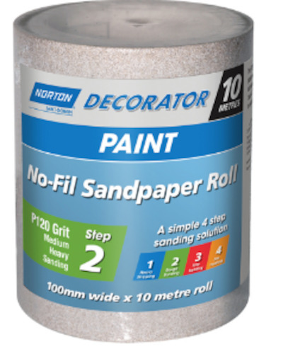 Brand Norton: Norton No-Fil Adalox Rolls (Paint) 100mm x 10metres A239
