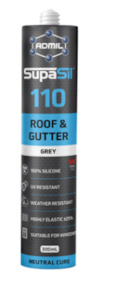 Adhesive: Admil by Selleys SupaSil 110 R&G 300ml Box of 20 Available in 6 colours : Black ,Woodland Grey ,Classic Cream ,Grey ,White ,Translucent - Priced Per Unit Minimum order Quantity 20 Units