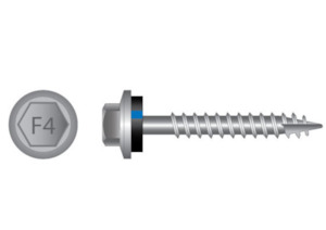 Fasteners: Fortress Hex Washer Face With Neo T17 Screw 14G -10 x 100mm ,115mm ,125mm & 150mm Class 4-Pack of 100
