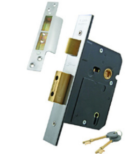 Sylvan 5 Lever Security Mortice Lock 2.5" & 3" - Antiq Brass ,Polished Brass & S&hellip;