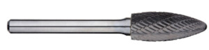 Tools: Trucut Heavy Duty Alpha 5/8" (1/4" Shank) & 16mm(6mm Shank) Flame Carbide Burr -Metric