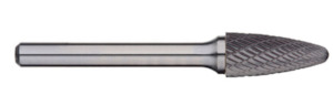 Trucut Heavy Duty Alpha 3/4" Tree Radius Nose Carbide Burr - 1/4" Shank - 1-1/4"&hellip;