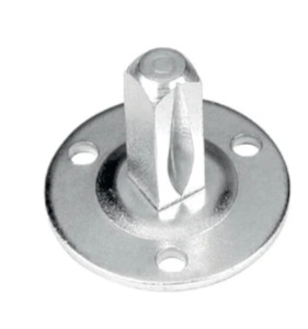 Kitchen Handles: JNF Dummy Handle Fixed Spindle 8mm ( Fitting System for Outdoor Knob Fixing ) Finish : Zinc on Steel