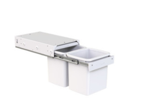 Hideaway Waste Bin ,Hideaway Deluxe Range, 2 x 15 Litres Bucket , Width 340mm x &hellip;