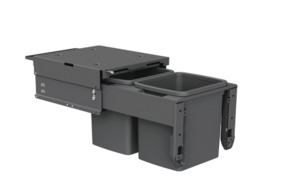 Hideaway Waste Bin System ,Hideaway Concelo Range, 2 x 15Litres Bucket Width 368&hellip;