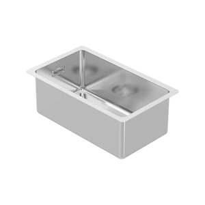 Kitchen Hardware: BURNS & FERALL BDM260 SINGLE FABRICATED BOWL 220x400x160mm