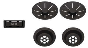 Blanco Germany Waste Kit Black, Satin Gold Single and Double