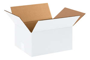 Nz Made: Cardboard Boxes "White" (Stock Cases)
