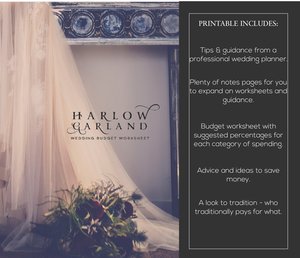 Products: Wedding Budget Worksheet