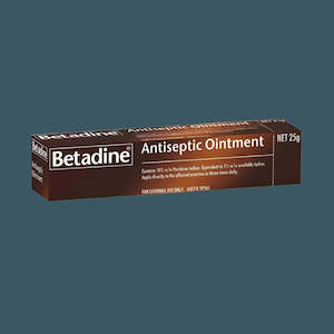 Vehicle Safety Supplies: Betadine Antiseptic Ointment 25g