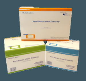 Wound Care Dressings Tapes Cleansers: Bulk Non Woven Island Dressings  - Variety of sizes