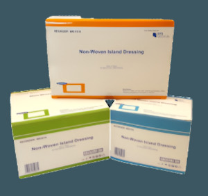 Non-Woven Island Wound Dressings (singles) - Variety of sizes