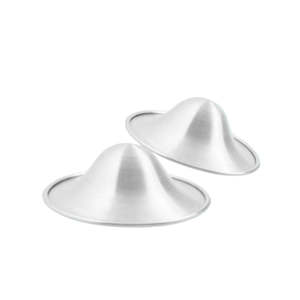 Feeding Accessories: Sterling Silver Nipple Shields - 2 pack