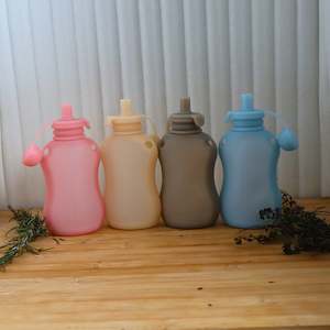 120ml Silicone Pouches - Eco Friendly Food/Milk Storage