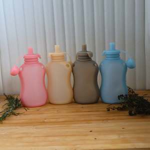 Reusable Silicone Food Storage Pouches 150ml - For Milk, Purees & Snacks