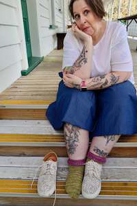 Knitting Pattern: Ruffle Butt Socks (PDF Knitting Pattern)