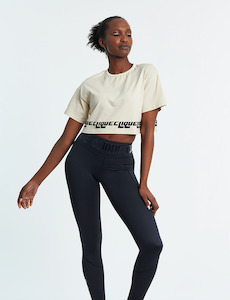 Clique: Conquest Crop Tee - Cream
