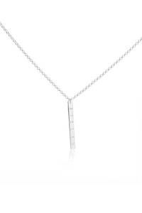Mens Accessories: Stolen Bar Necklace - Silver